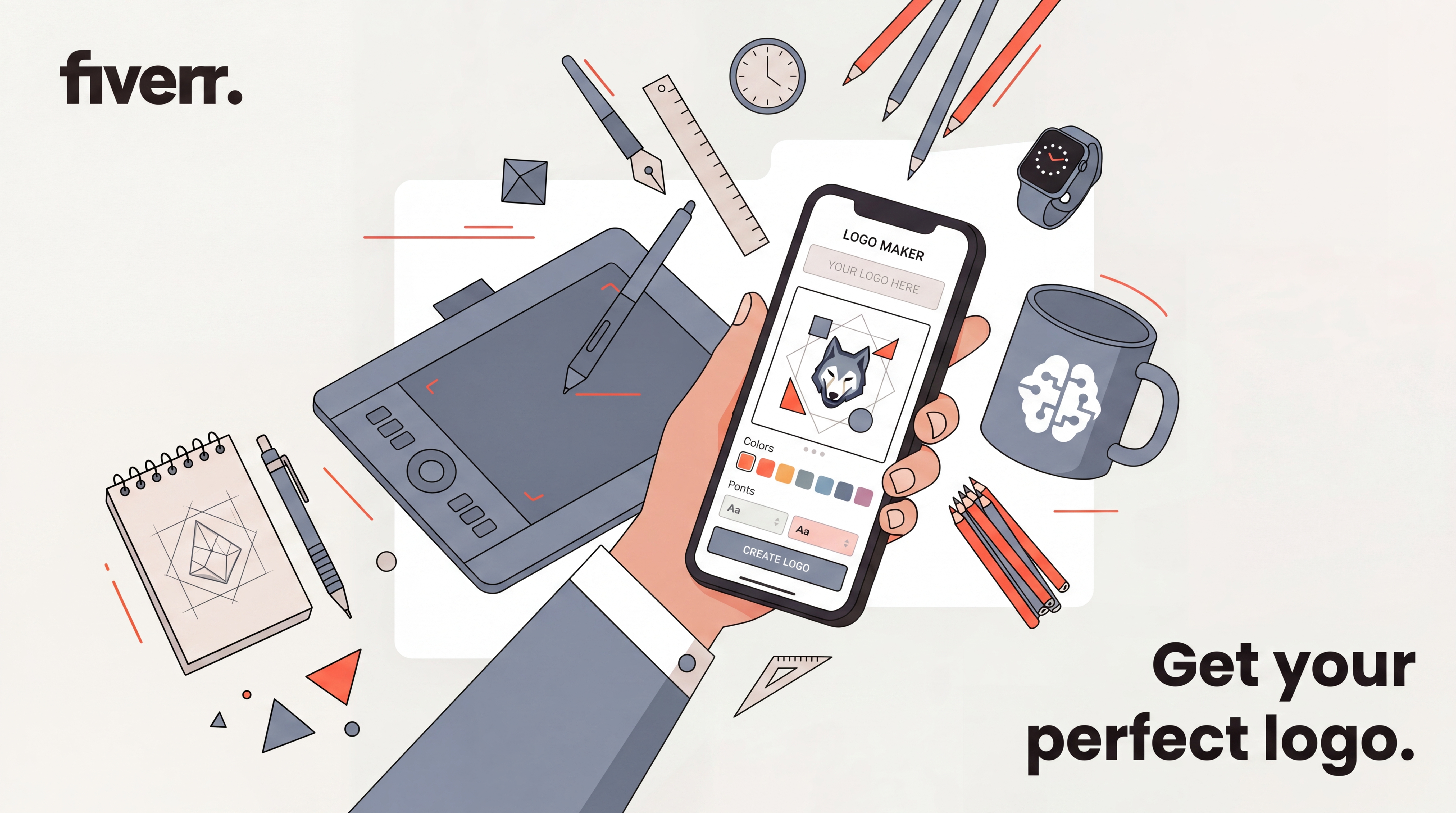 Fiverr Logo Maker - Get your perfect logo