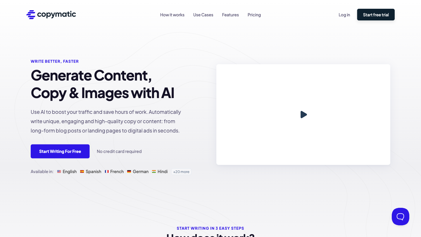 Copymatic - AI Tool