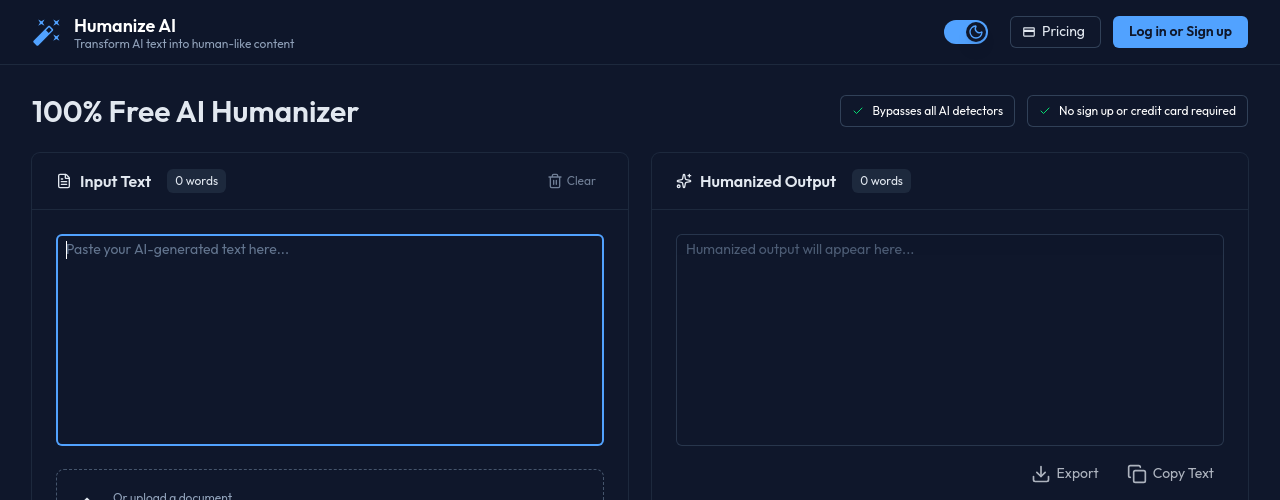 Humanize AI Text logo