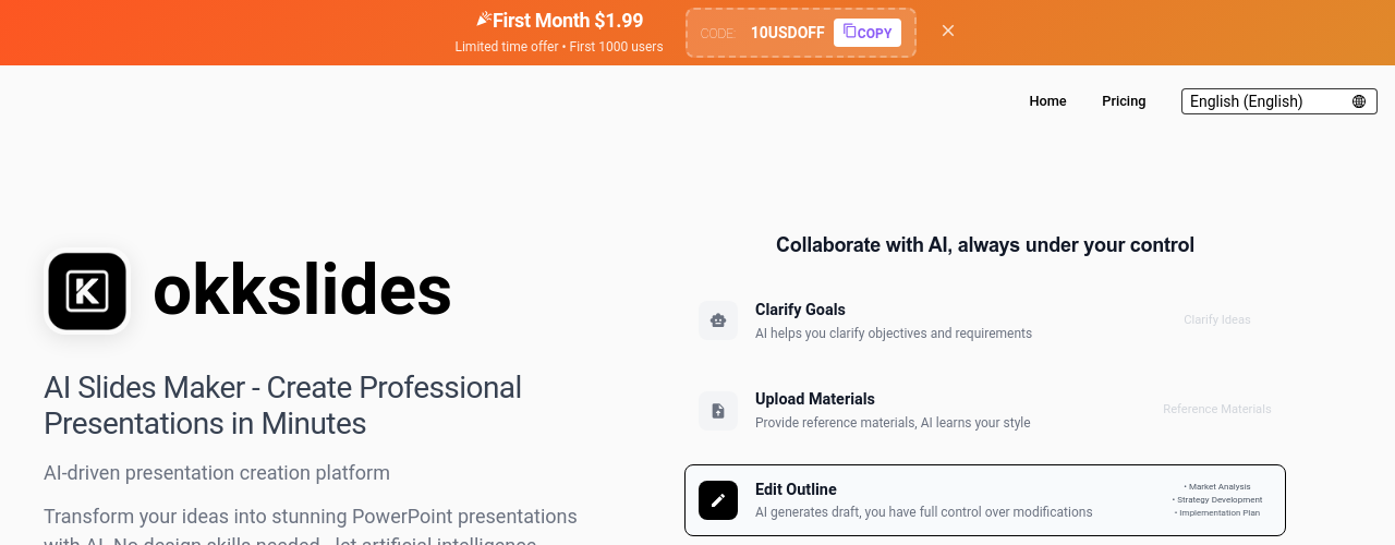 okkslides - AI Tool