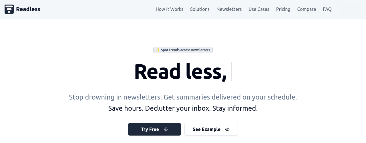 Readless logo