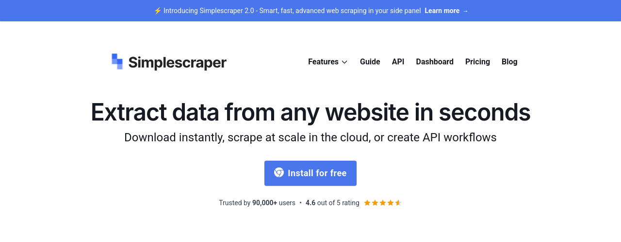 Simplescraper logo
