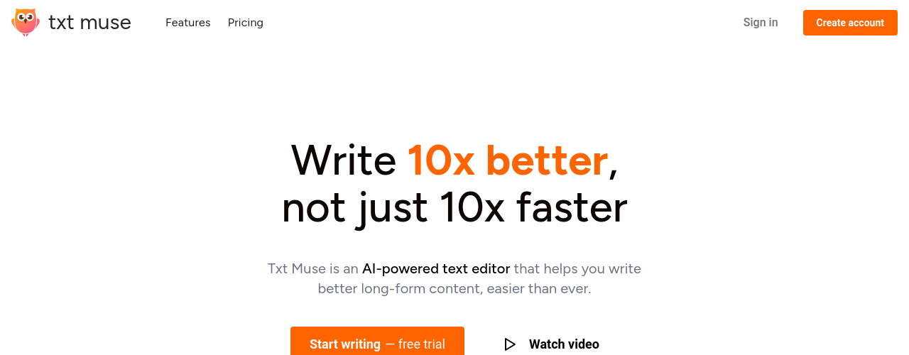 Txt Muse logo