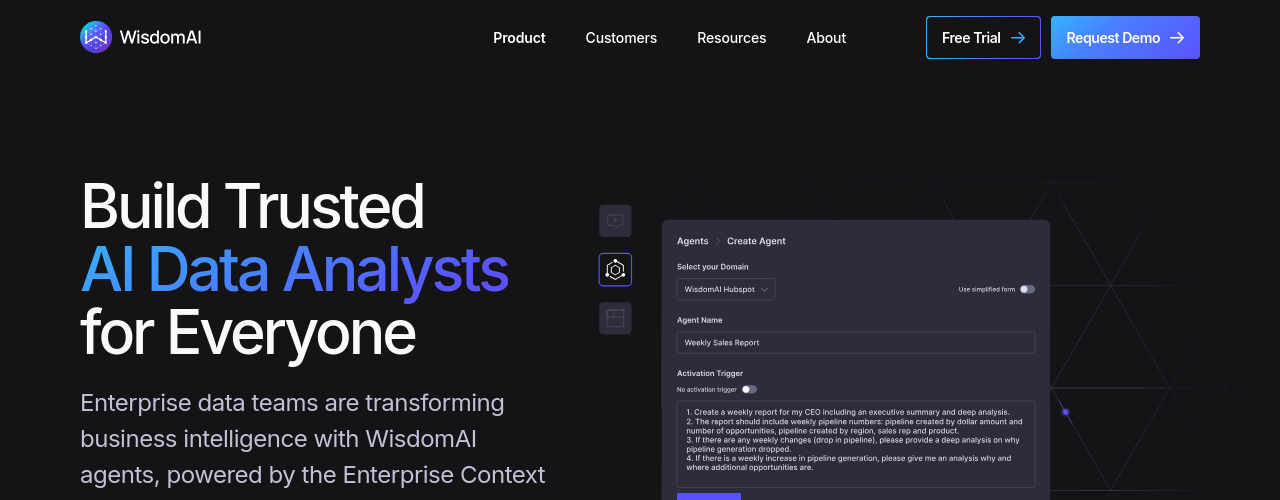 WisdomAI logo
